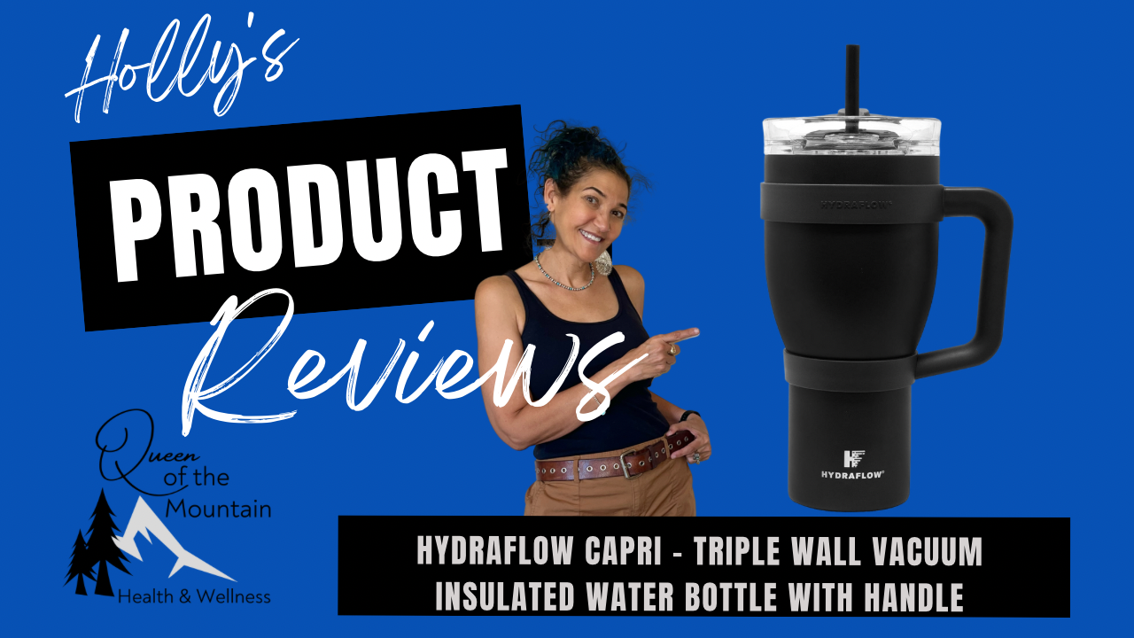 Watch HydraFlow 50oz Insulated Cup with Straw and Handle on Amazon